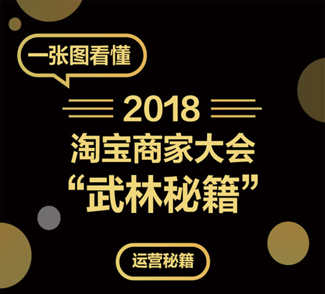 杭州天猫代运营|2018淘宝商家大会“武林秘籍”