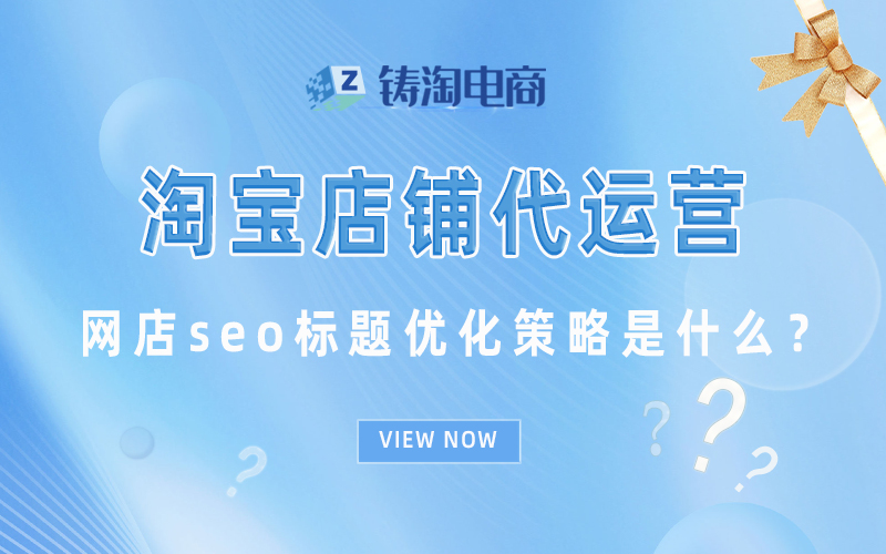 网店seo标题优化策略是什么？